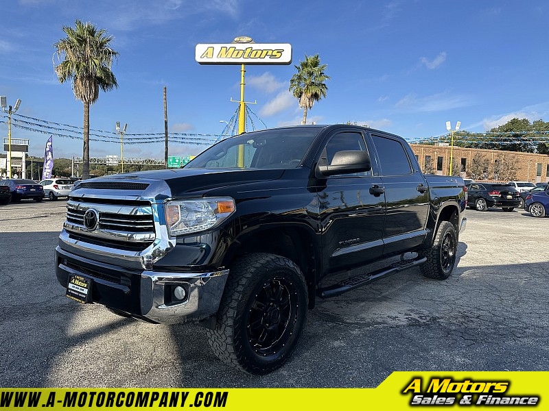 Used 2017  Toyota Tundra 2WD CrewMax SR5 4.6L at A Motors Sales & Finance near San Antonio, TX