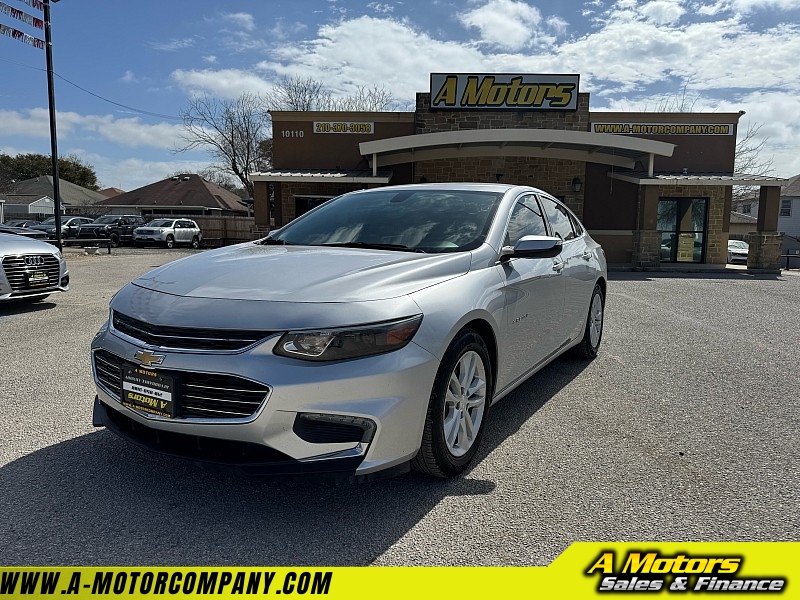 Used 2016  Chevrolet Malibu 4d Sedan LT w/1LT at A Motors Sales & Finance near San Antonio, TX