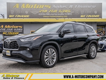 Used 2022 Toyota Highlander Platinum FWD at A Motors Sales & Finance near San Antonio, TX