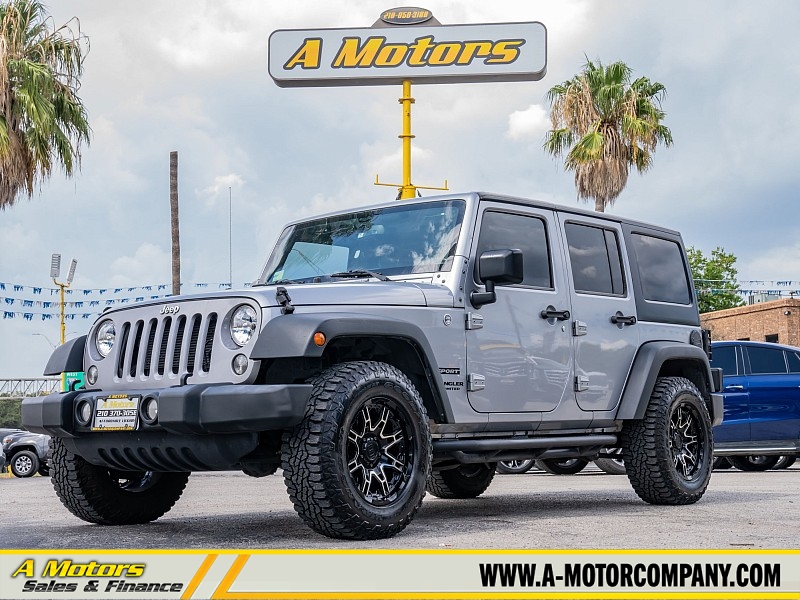 Used 2015  Jeep Wrangler Unlimited 4d Convertible Sport at A Motors Sales & Finance near San Antonio, TX