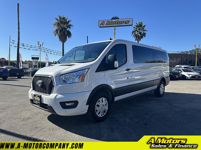 Used 2021  Ford Transit Passenger Wagon T-350 148" Low Roof XLT RWD at A Motors Sales & Finance near San Antonio, TX