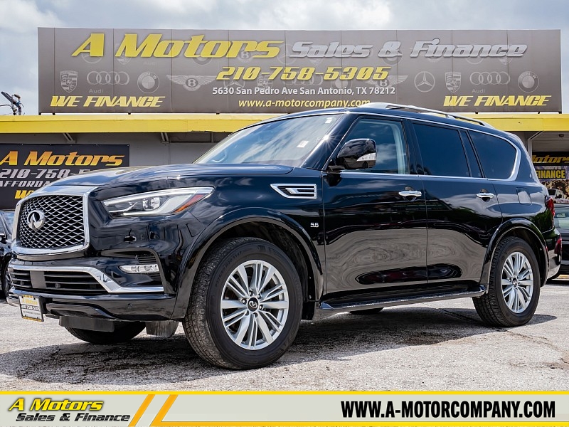 Used 2019  INFINITI QX80 4d SUV RWD LUXE at A Motors Sales & Finance near San Antonio&comma; TX