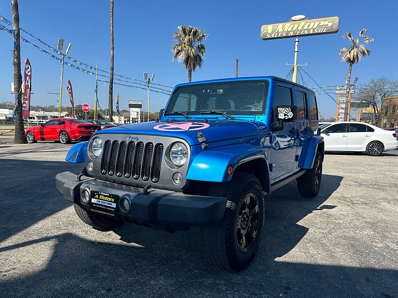 Used 2015  Jeep Wrangler Unlimited 4d Convertible Sport Freedom Edition at A Motors Sales & Finance near San Antonio, TX