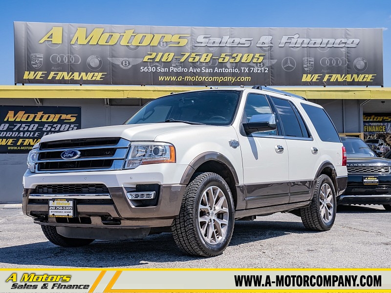 Used 2017  Ford Expedition 4d SUV 4WD King Ranch at A Motors Sales & Finance near San Antonio, TX