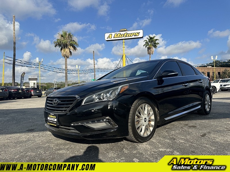 Used 2015  Hyundai Sonata 4d Sedan Limited at A Motors Sales & Finance near San Antonio, TX