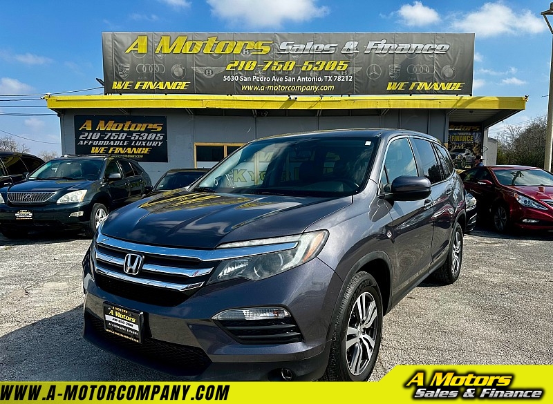 Used 2018  Honda Pilot 4d SUV FWD EX-L at A Motors Sales & Finance near San Antonio, TX