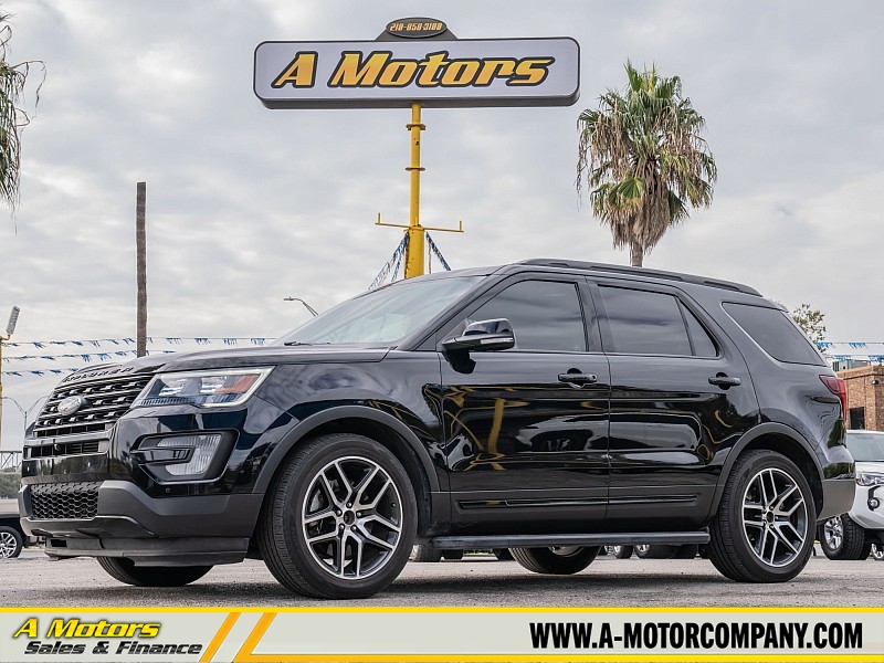 Used 2017  Ford Explorer 4d SUV 4WD Sport at A Motors Sales & Finance near San Antonio, TX