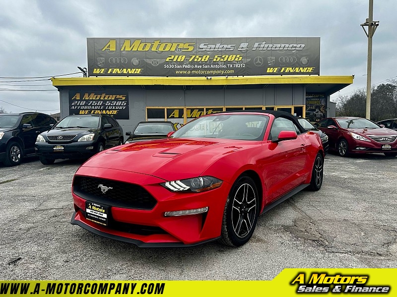 Used 2022  Ford Mustang EcoBoost Premium Convertible at A Motors Sales & Finance near San Antonio, TX