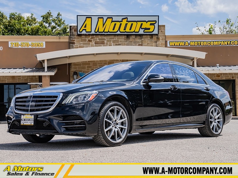 Used 2019  Mercedes-Benz S-Class 4d Sedan S560 at A Motors Sales & Finance near San Antonio&comma; TX