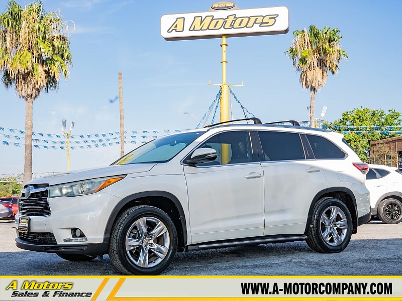 Used 2015 Toyota Highlander 4d SUV AWD Limited Platinum at A Motors Sales & Finance near San Antonio, TX