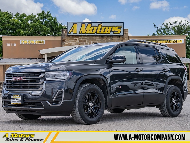 Used 2020  GMC Acadia 4d SUV AWD AT4 at A Motors Sales & Finance near San Antonio&comma; TX