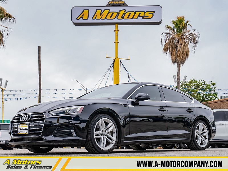 Black 2019 Audi A5 Sportback quattro Premium 45 TFSI Sedan All-Wheel Drive 7-Speed Dual Clutch