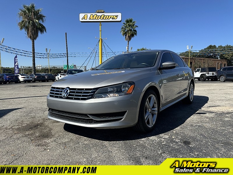 Used 2014  Volkswagen Passat TDI 4d Sedan SE w/Sunroof at A Motors Sales & Finance near San Antonio, TX