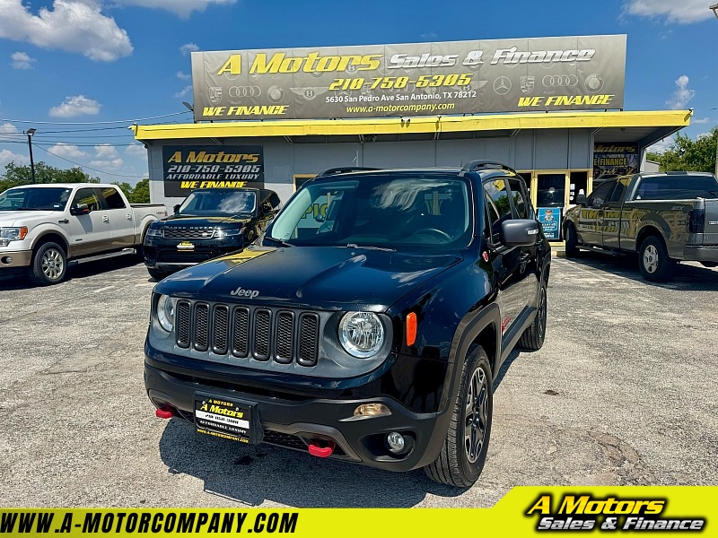 Used 2016 Jeep Renegade 4d SUV 4WD Trailhawk at A Motors Sales & Finance near San Antonio, TX