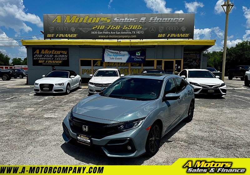 Used 2021 Honda Civic Hatchback EX CVT at A Motors Sales & Finance near San Antonio, TX