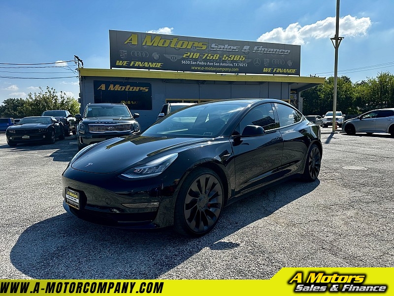 Used 2021  Tesla Model 3 Performance AWD at A Motors Sales & Finance near San Antonio, TX