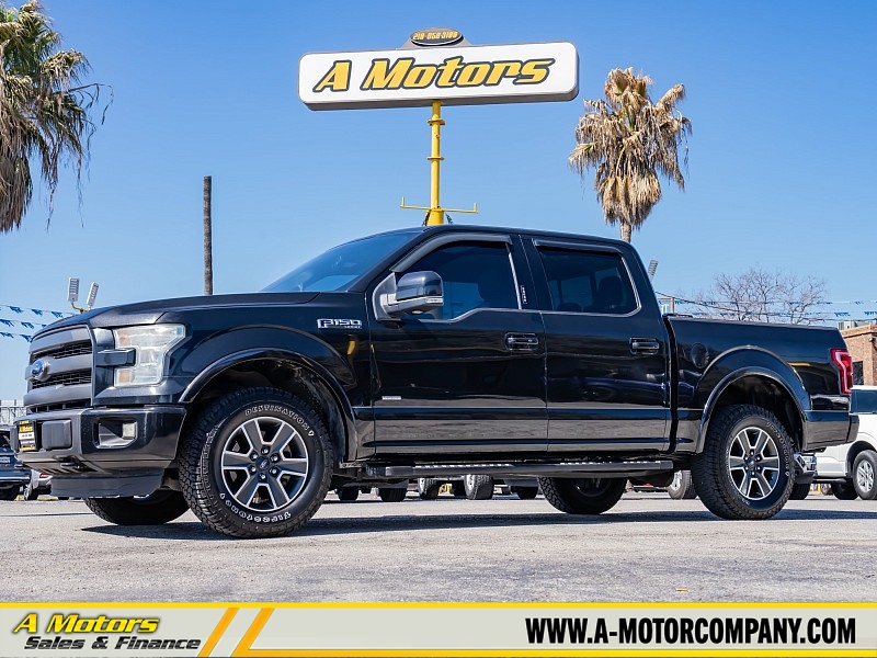 Used 2015  Ford F-150 4WD Supercrew Lariat 5 1&sol;2 at A Motors Sales & Finance near San Antonio&comma; TX