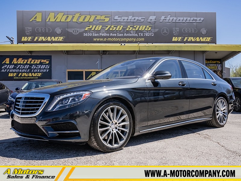 Used 2015  Mercedes-Benz S-Class 4d Sedan S550 at A Motors Sales & Finance near San Antonio&comma; TX