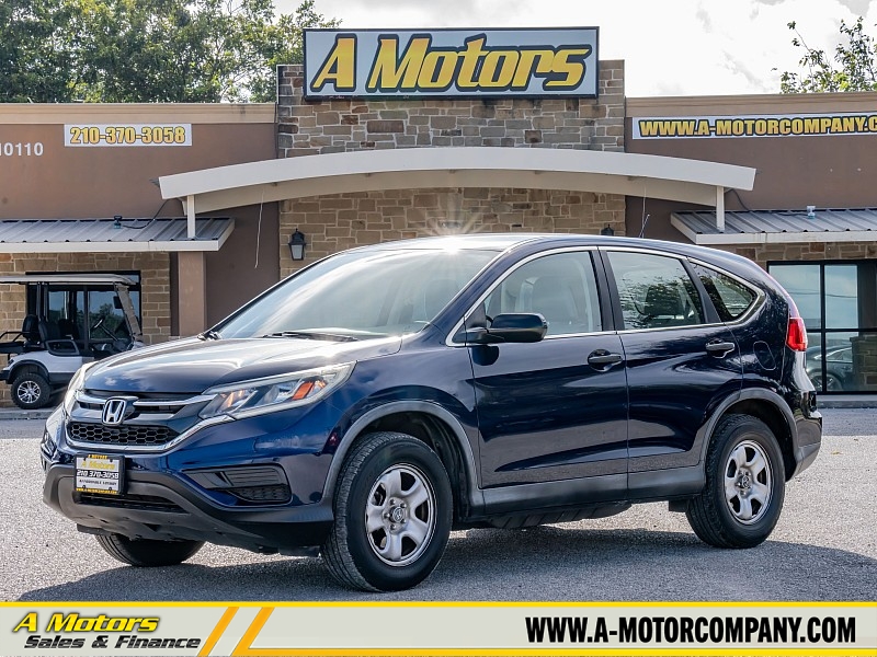 Used 2015  Honda CR-V 4d SUV FWD LX at A Motors Sales & Finance near San Antonio, TX