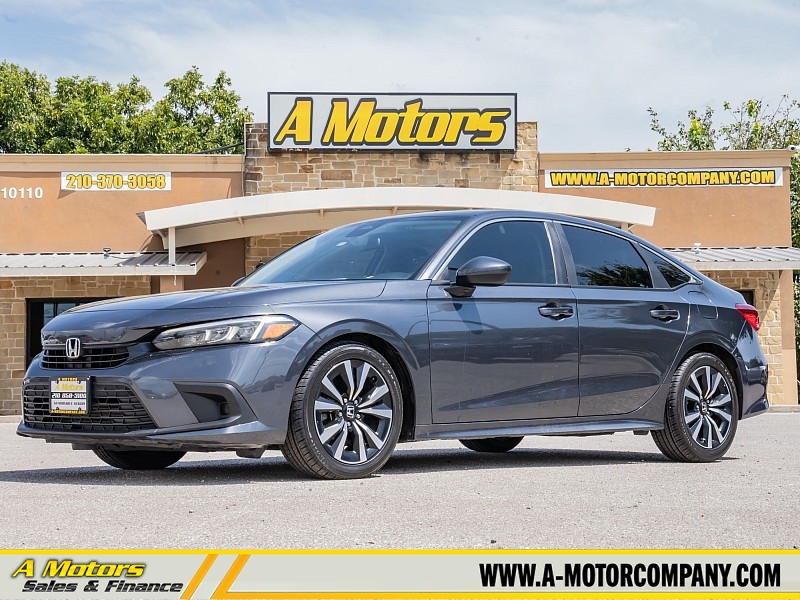 Used 2022  Honda Civic Sedan EX CVT at A Motors Sales & Finance near San Antonio&comma; TX
