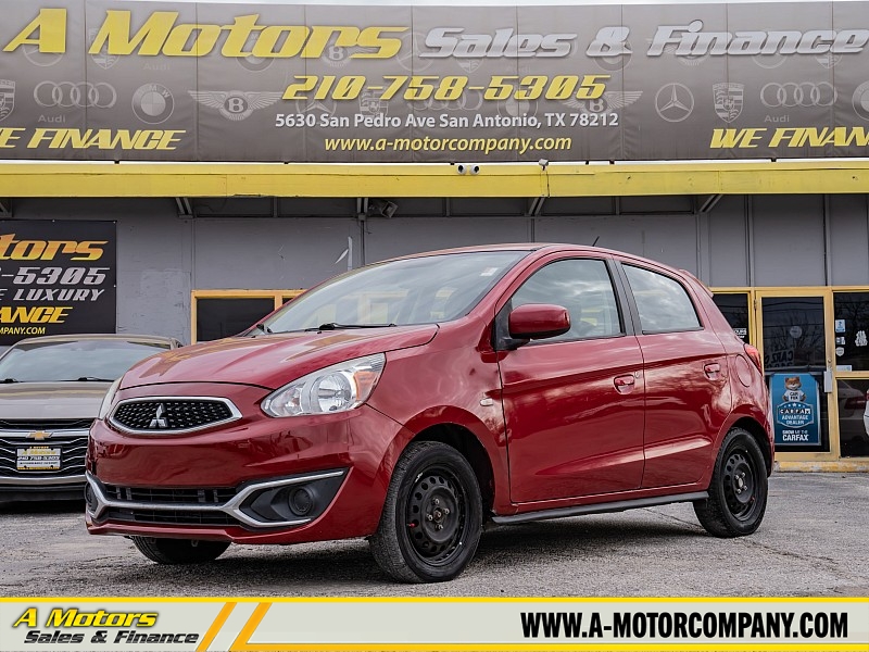 Used 2020  Mitsubishi Mirage 4d Hatchback ES CVT at A Motors Sales & Finance near San Antonio&comma; TX