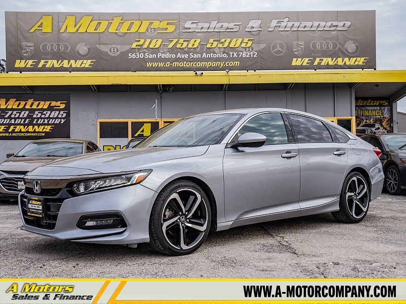 Used 2020  Honda Accord Sedan 4d Sport 1&period;5L CVT at A Motors Sales & Finance near San Antonio&comma; TX