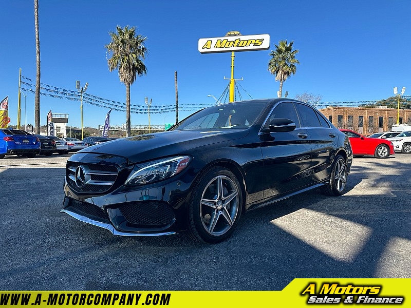 Used 2015  Mercedes-Benz C-Class 4d Sedan C400 4matic at A Motors Sales & Finance near San Antonio, TX