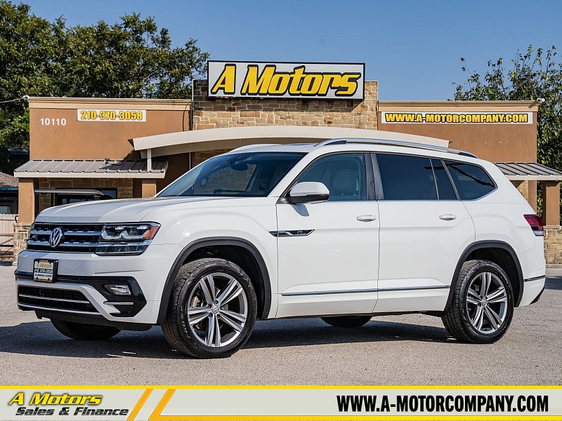 Used 2019  Volkswagen Atlas 4d SUV 3.6L SE Technology R-Line 4motion at A Motors Sales & Finance near San Antonio, TX