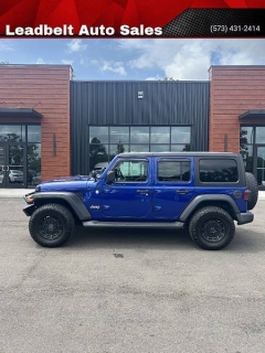 Used 2020 Jeep Wrangler Unlimited Sport S 4x4 at Leadbelt Auto Sales near Leadington, MO