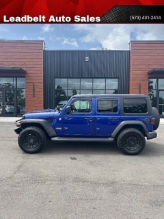 Used 2020 Jeep Wrangler Unlimited Sport S 4x4 at Leadbelt Auto Sales near Leadington, MO