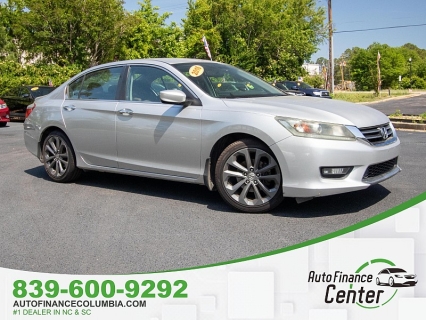 Used 2015 Honda Accord Sedan 4d Sport CVT at Auto Finance Center of Columbia near West Columbia, SC