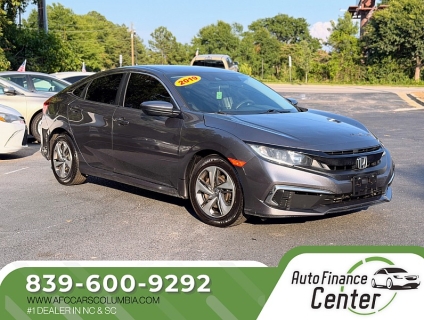 Used 2019 Honda Civic Sedan 4d LX CVT at Auto Finance Center of Columbia near West Columbia, SC