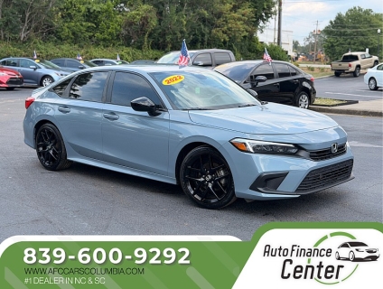 Used 2022 Honda Civic Sedan Sport CVT at Auto Finance Center of Columbia near West Columbia, SC