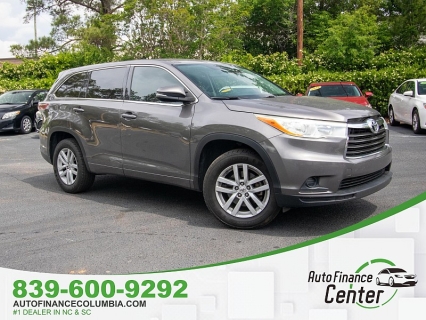 Used 2014 Toyota Highlander 4d SUV FWD LE at Auto Finance Center of Columbia near West Columbia, SC