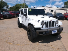 Used 2016 Jeep Wrangler Unlimited 4d Convertible Sahara 75th Anniversary at Carrikers Auto Outlet near Oskaloosa, IA
