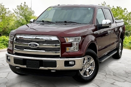 Used 2015  Ford F-150 4WD Supercrew Lariat 5 1/2 at Carrikers Auto Outlet near Oskaloosa, IA