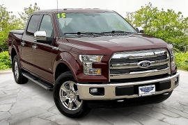 Used 2015  Ford F-150 4WD Supercrew Lariat 5 1/2 at Carrikers Auto Outlet near Oskaloosa, IA