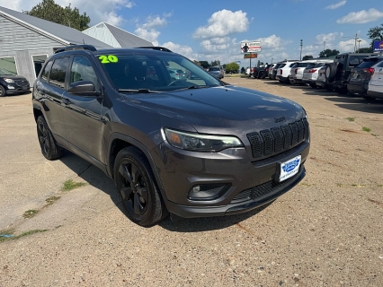 Used 2020 Jeep Cherokee 4d SUV 4WD Latitude Plus Altitude 2.0L at Carrikers Auto Outlet near Oskaloosa, IA