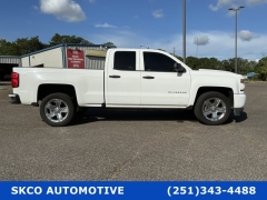 Used 2018  Chevrolet Silverado 1500 2WD Double Cab Custom at SKCO Automotive near Mobile&comma; AL