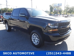 Used 2018  Chevrolet Silverado 1500 2WD Crew Cab Custom at SKCO Automotive near Mobile&comma; AL