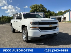 Used 2018  Chevrolet Silverado 1500 2WD Double Cab Custom at SKCO Automotive near Mobile&comma; AL