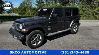 Used 2018 Jeep Wrangler Unlimited 4d SUV 4WD Sahara at SKCO Automotive near Mobile, AL