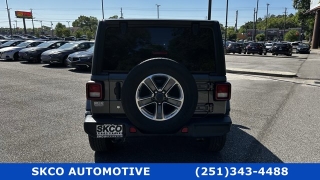 Used 2018 Jeep Wrangler Unlimited 4d SUV 4WD Sahara at SKCO Automotive near Mobile, AL