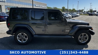 Used 2018 Jeep Wrangler Unlimited 4d SUV 4WD Sahara at SKCO Automotive near Mobile, AL
