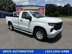 Used 2024 Chevrolet Silverado 1500 2WD Reg Cab 140" Work Truck at SKCO Automotive near Mobile, AL