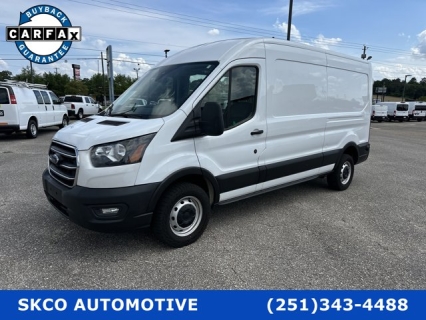 Used 2020 Ford Transit 250 Cargo Van Med Roof Van RWD LWB at SKCO Automotive near Mobile, AL