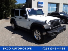 Used 2016 Jeep Wrangler Unlimited 4d Convertible Sport at SKCO Automotive near Mobile, AL