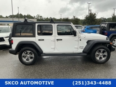 Used 2018  Jeep Wrangler Unlimited 4d SUV 4WD Sport S at SKCO Automotive near Mobile&comma; AL