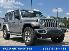 Used 2020 Jeep Wrangler Unlimited 4d SUV 4WD Sahara at SKCO Automotive near Mobile, AL
