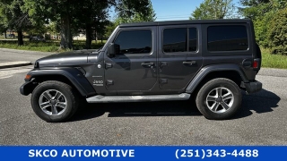 Used 2018 Jeep Wrangler Unlimited 4d SUV 4WD Sahara at SKCO Automotive near Mobile, AL